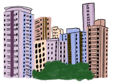 desenho de condominios