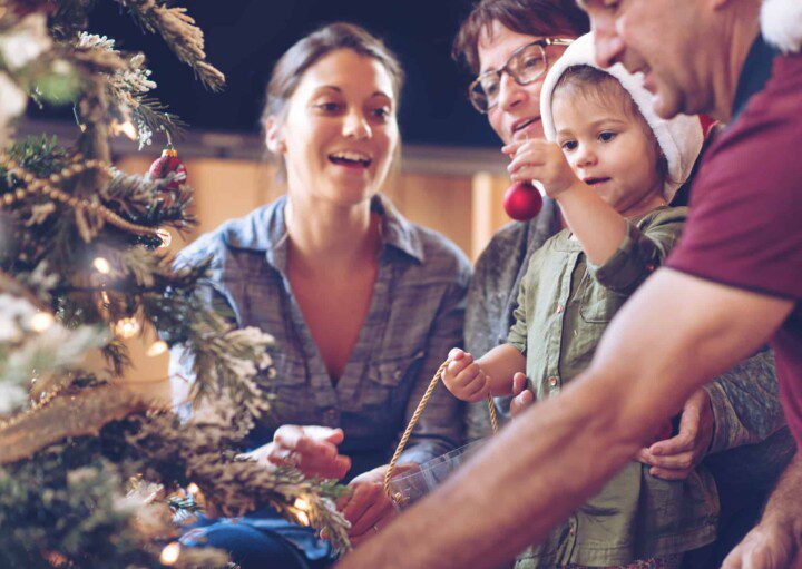 Família nas festas de fim de ano