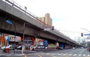 Museu Aberto de Arte Urbana de São Paulo, Santana, Zona Norte de São Paulo, Brasil.