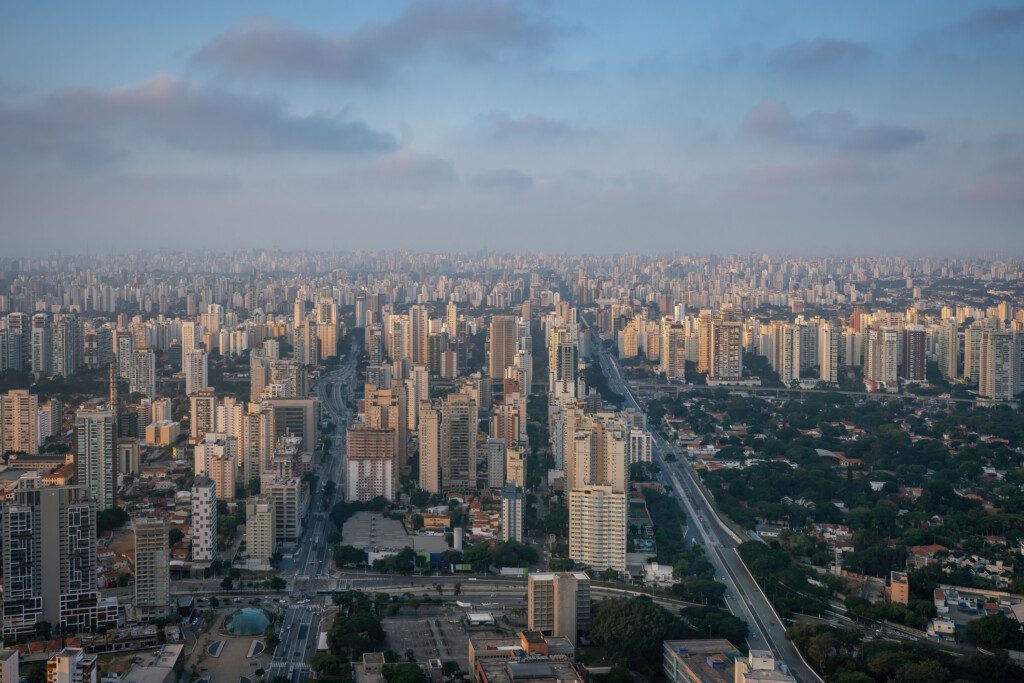 Imagem que ilustra matéria sobre zona sul de SP mostra o bairro de Santo Amaro