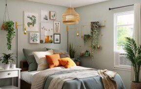 Foto que ilustra matéria sobre decoração de quarto pequeno