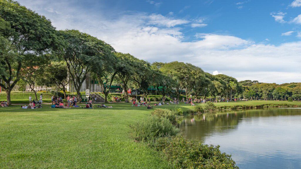 Parque Barigui, em Curitiba.