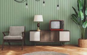 Imagem que ilustra matéria sobre estilo vintage mostra uma sala com estilo vintage
