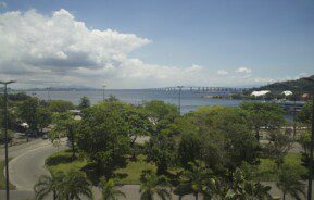 Foto que ilustra matéria sobre parque em Niterói mostra o Centro do Alto do Niteroi