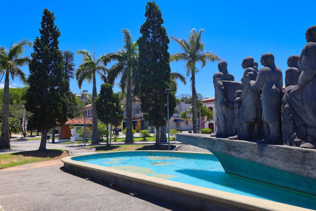 Foto que ilustra matéria sobre bairros em são josé mostra o centro da cidade 