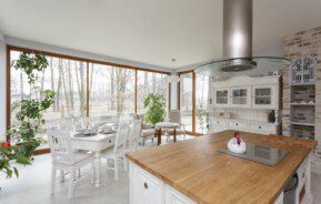 Exemplo de casa com decoração italiana.