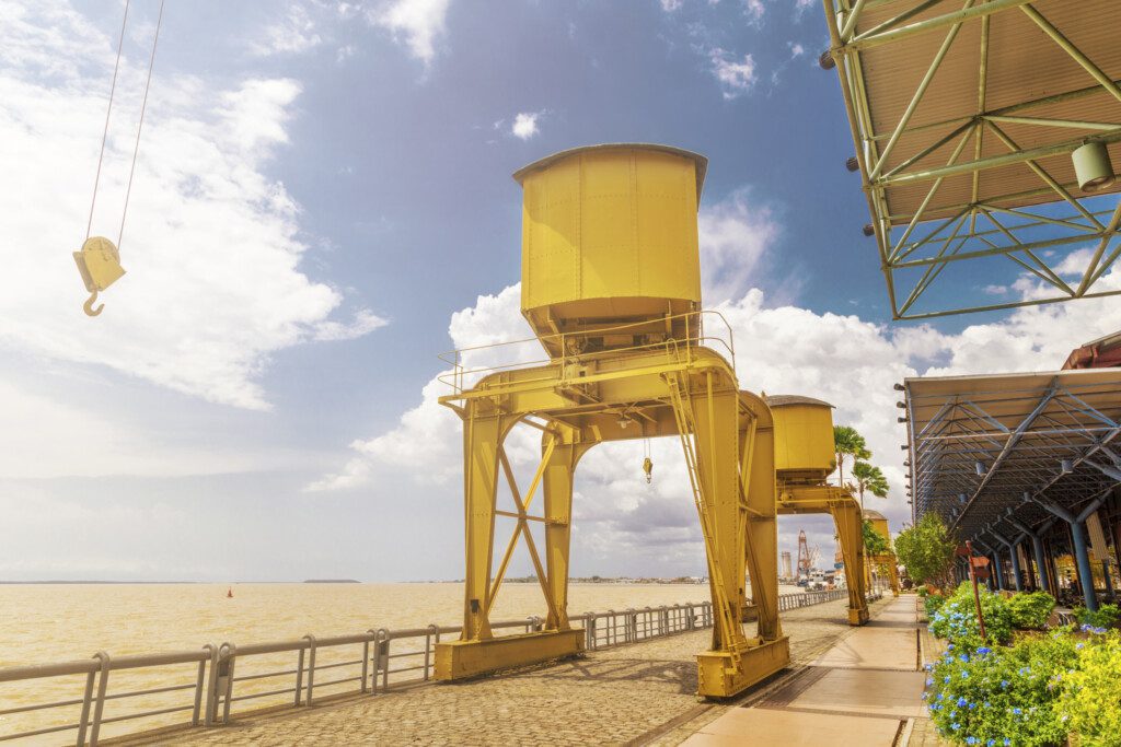 Imagem que ilustra matéria sobre o que fazer em Belém do Pará mostra a Estação das Docas