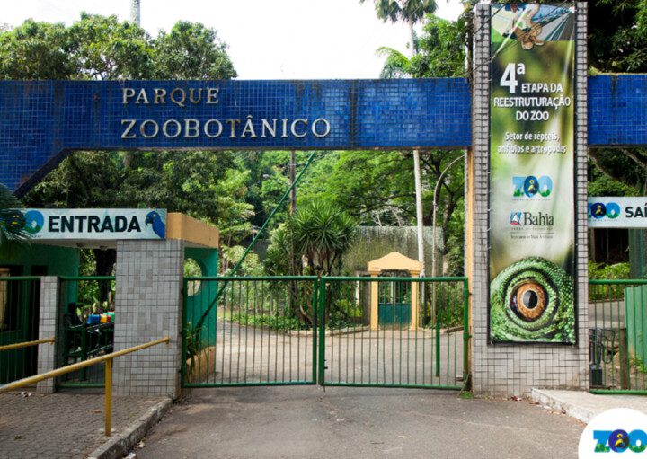 Fachada do Zoológico de Salvador.