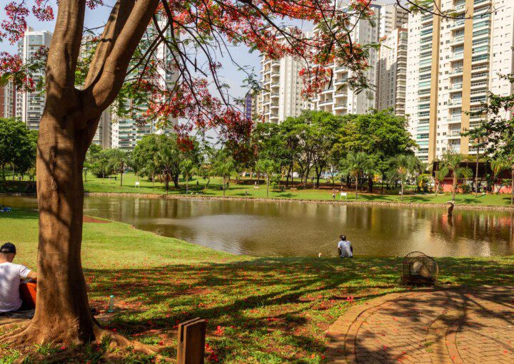 Parque Flamboyant, em Goiânia.