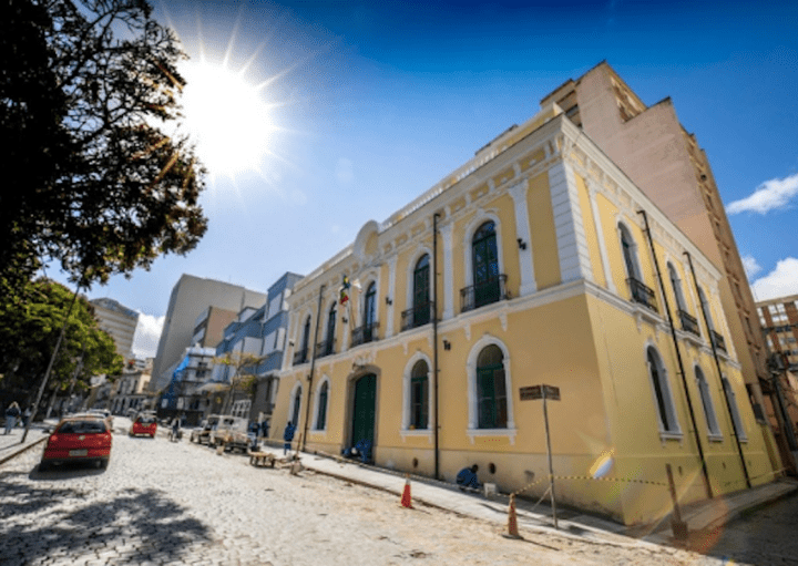 Foto que ilustra matéria sobre Museu de Florianópolis mostra a entrada do Museu de Florianópolis