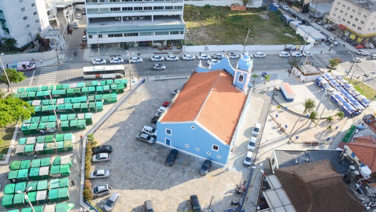 Vista de cima da feirinha de boa viagem
