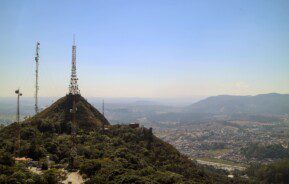 Pico do Jaraguá na capital de São Paulo