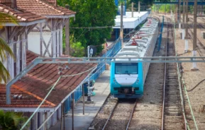 Estação de trem Japeri, no Rio de Janeiro.