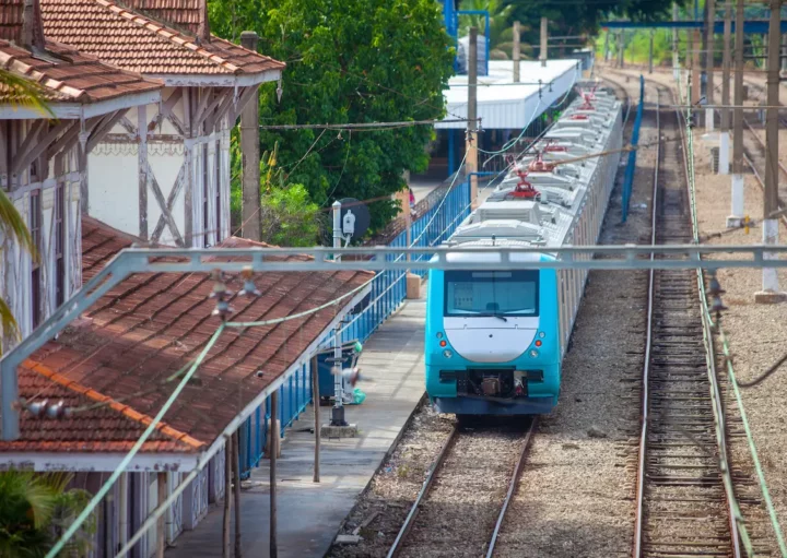 Estação de trem Japeri, no Rio de Janeiro.