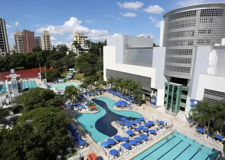 Foto que ilustra matéria sobre clubes em Belo Horizonte mostra uma vista do alto da unidade do bairro Lourdes do Minas Tênis Clube