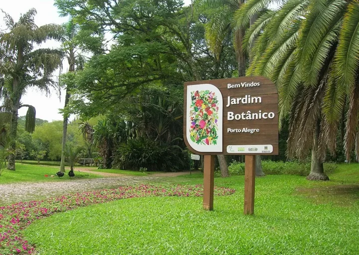 Fotografia do Jardim Botânico de Porto Alegre.