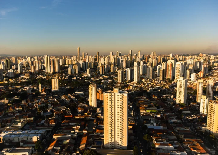 Vista aérea do bairro Mooca.