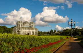 Foto do Jardim Botânico de Curitiba - PR.