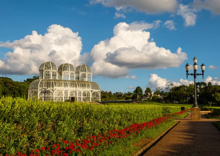 Foto do Jardim Botânico de Curitiba - PR.