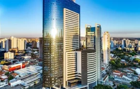 Foto que ilustra matéria sobre os maiores prédios do Brasil mostra o Órion Complex, o maior prédio de Goiânia (Foto: Wikimedia Commons)