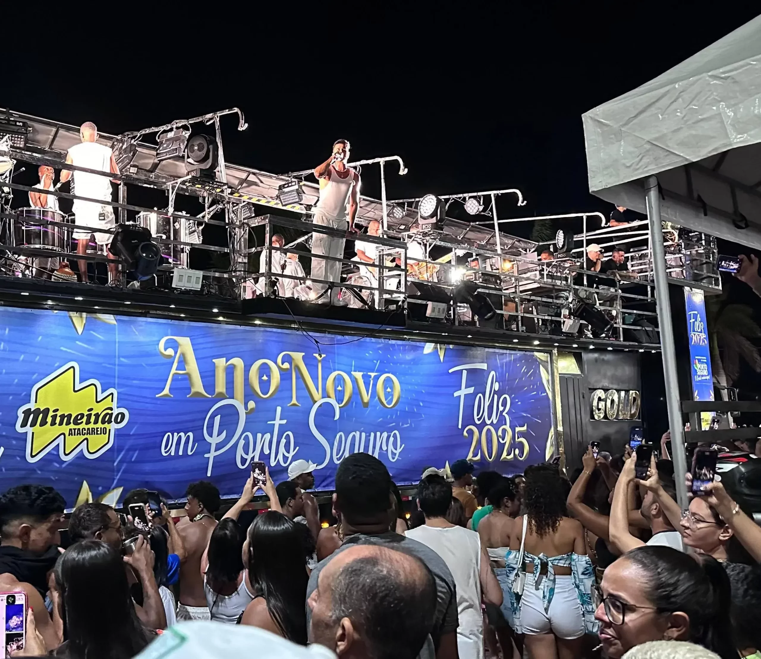 A principal festa de Réveillon de Porto Seguro acontece na Passarela da Cultura