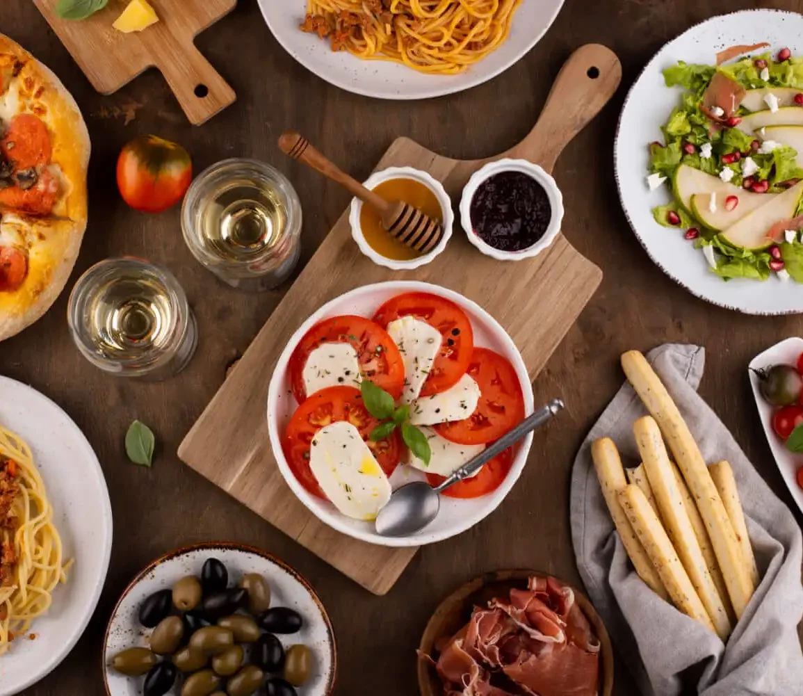 Há opções de gastronomia italiana, brasileira, japonesa e muito mais