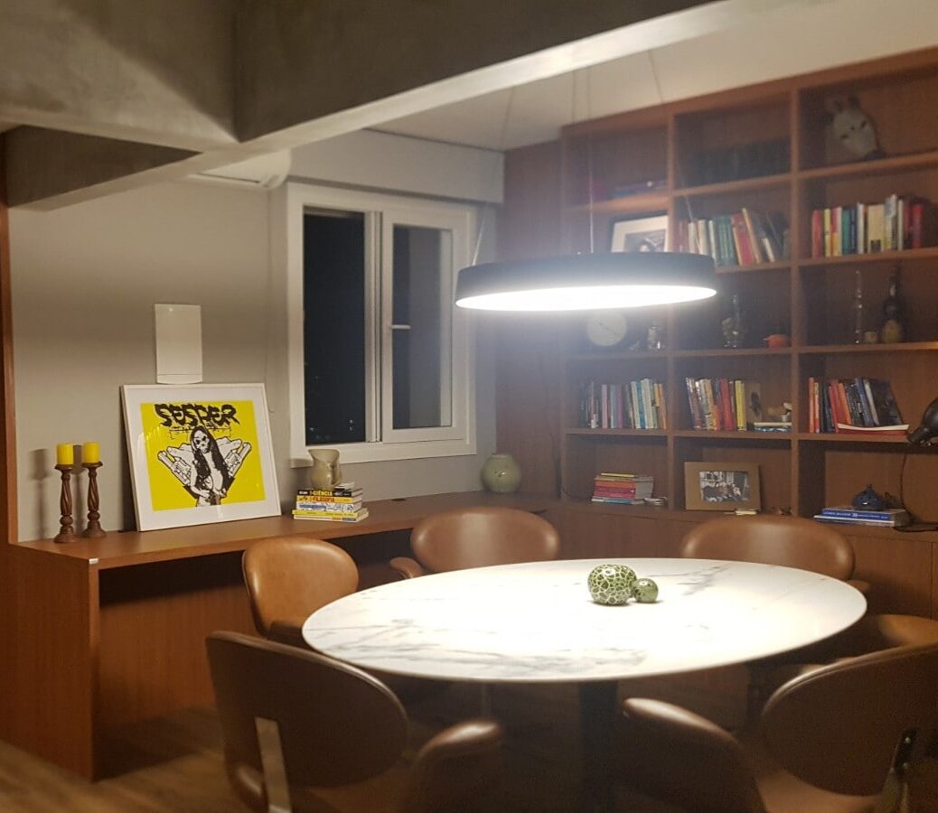 Sala de jantar de Daniel (Foto: arquivo pessoal)